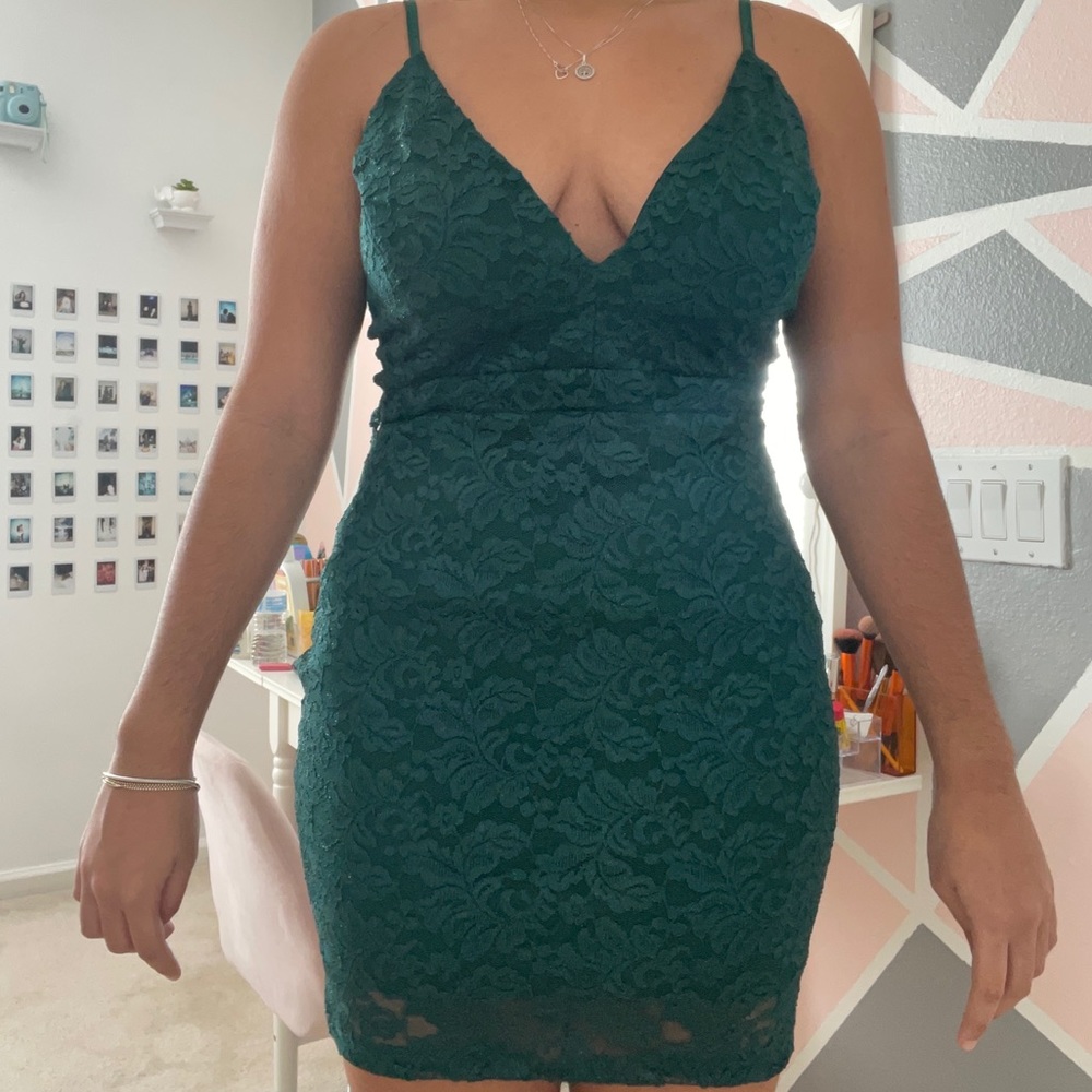 Green dress!